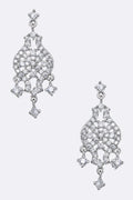 CZ Chandelier Earrings