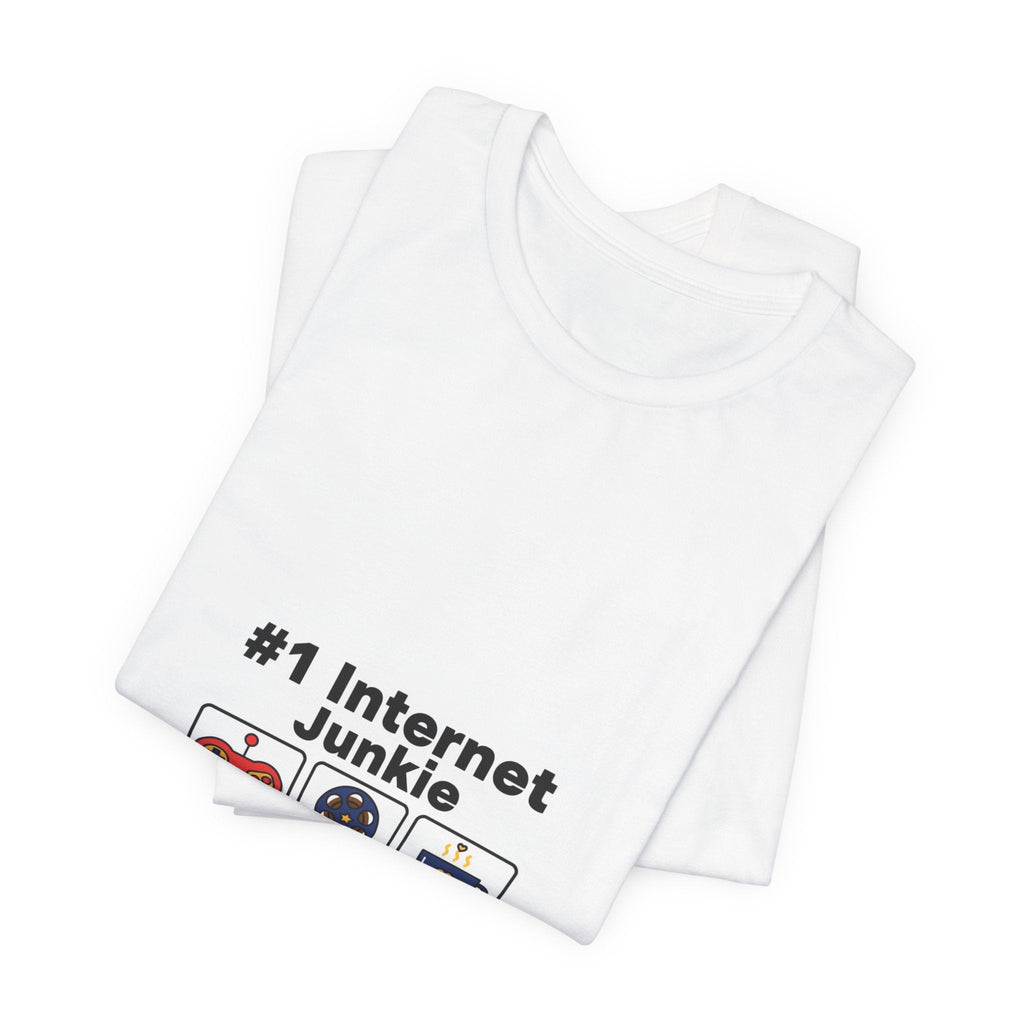 #1 Internet Junkie Tee | list lover shirt, top ten graphic merch