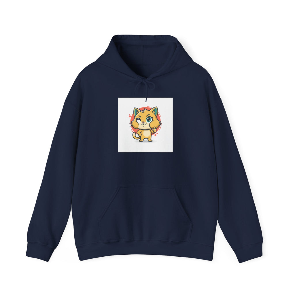 Cheeky Rodent Kitty Charm Hoodie | Rodent-Core, quirky animal design