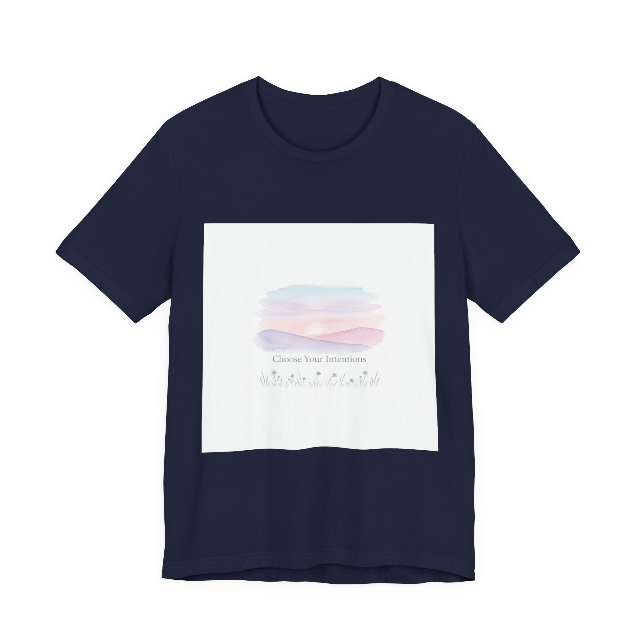 gentle intentions tee | mindful wellness pastel gradient