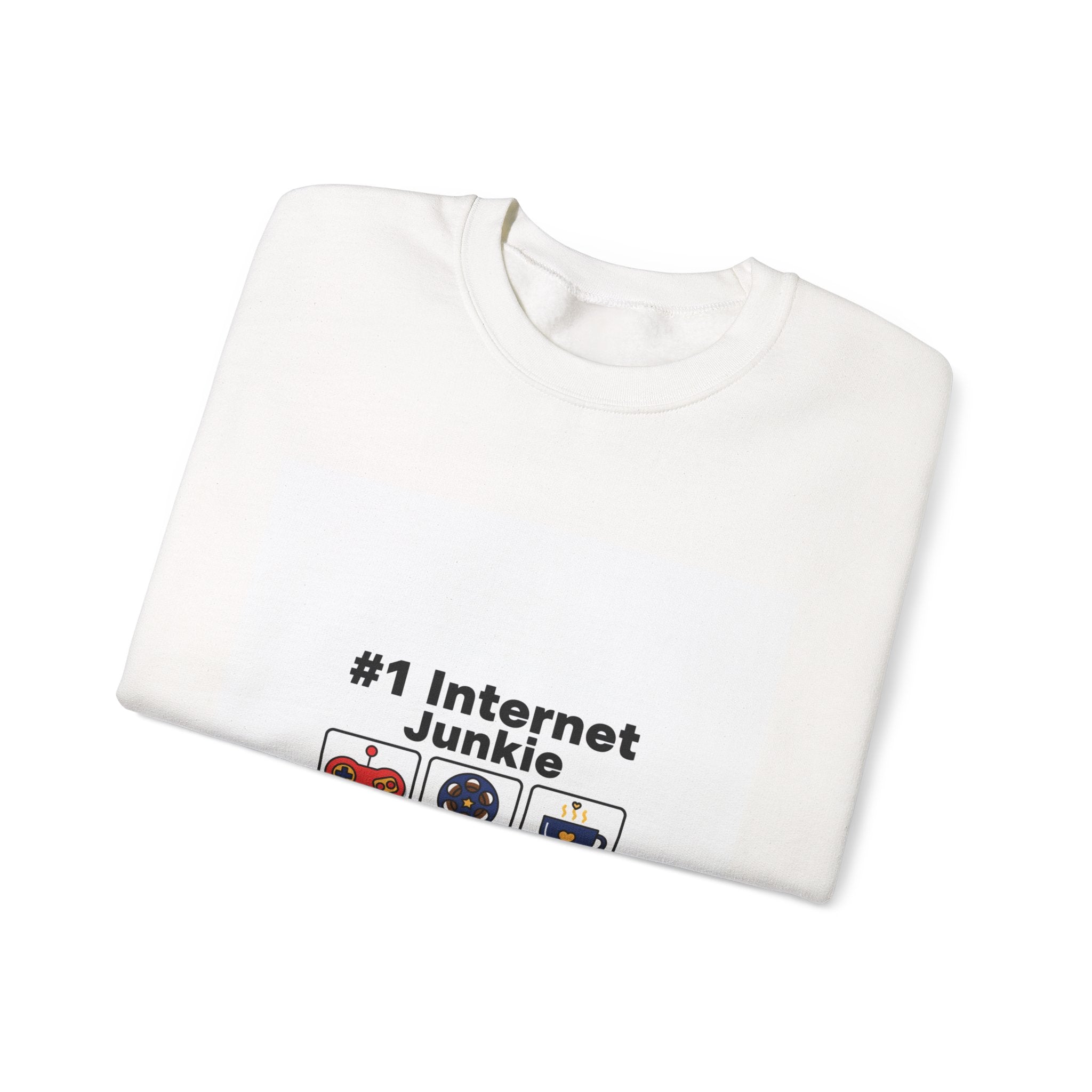 #1 Internet Junkie Sweatshirt | Top-List Ranking Graphic, List Lover Crew