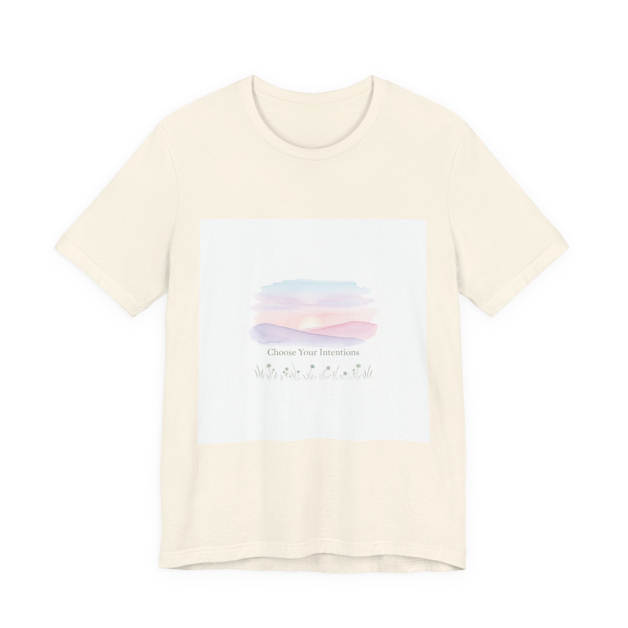 gentle intentions tee | mindful wellness pastel gradient