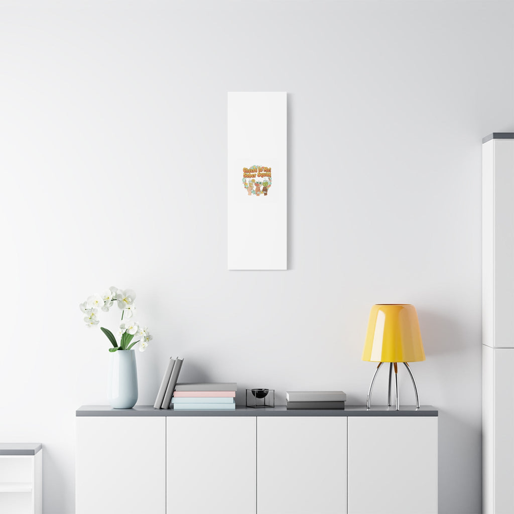 Cheers to Me Sober Squad Canvas | Dry January Mocktail Art