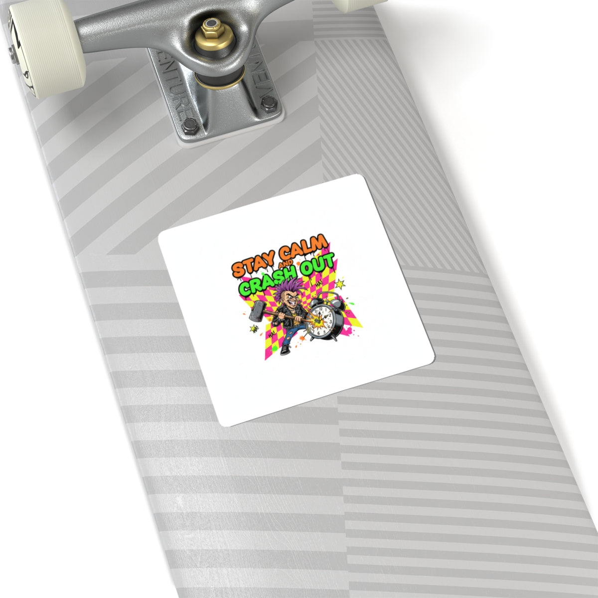 Crash Out Sticker | meltdown sticker, high stress design