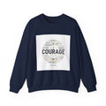 Courage wordcloud Sweatshirt | Fresh Start minimal renewal apparel
