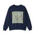 Breathe mountain leaf design Sweatshirt | nature vibes, calming minimal