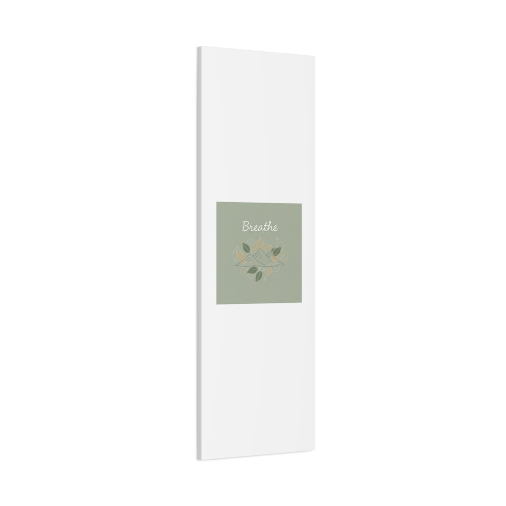 Breathe Mountain Line Canvas | Nature Symbols, Minimal Forest Wall Art