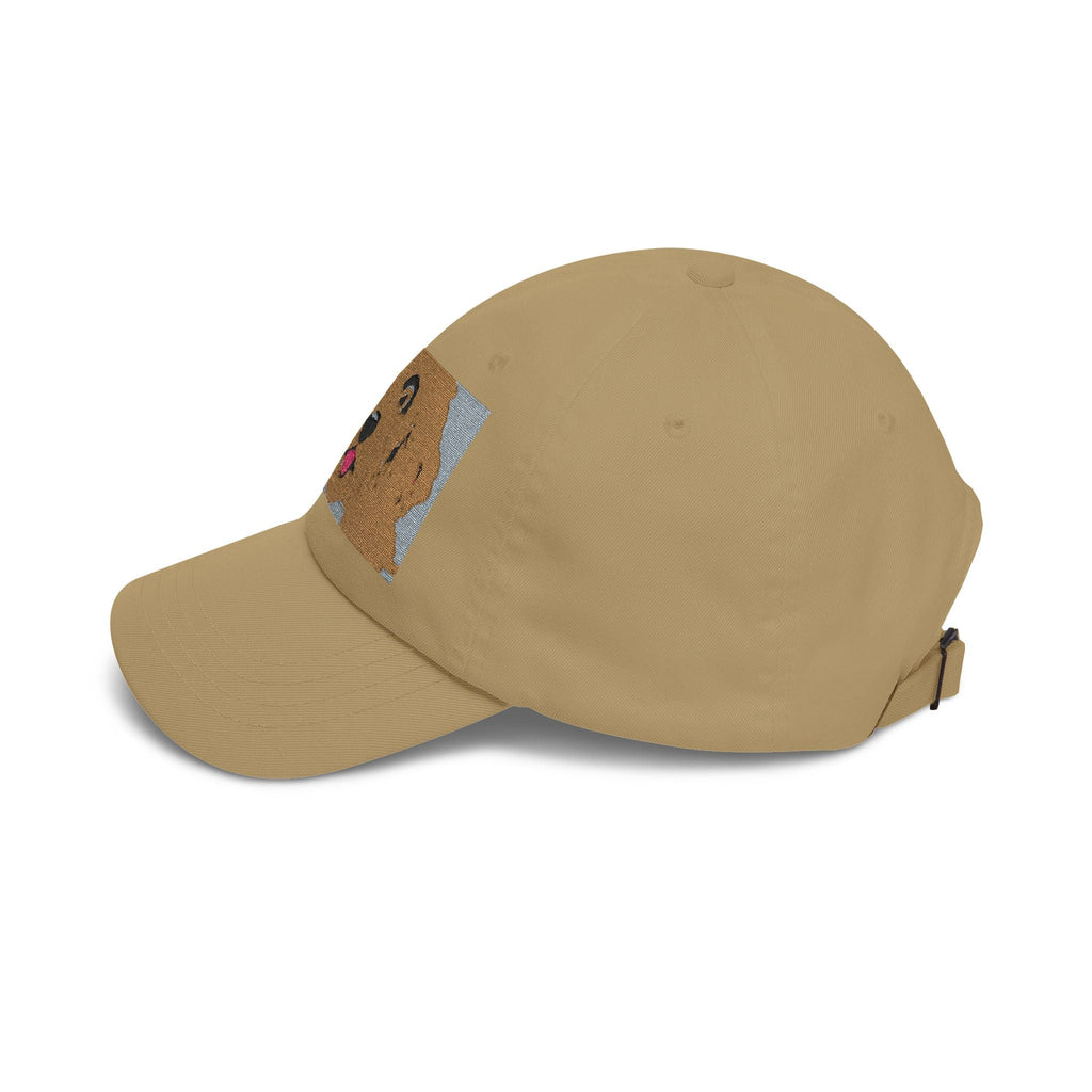 Dad Cap — Happy Golden Retriever Embroidered Patch Hat