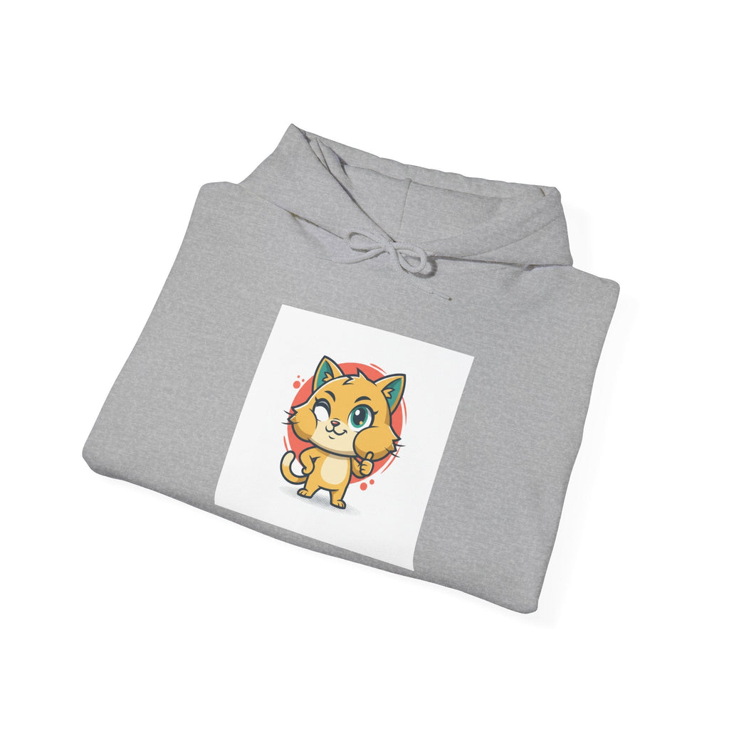 Cheeky Rodent Kitty Charm Hoodie | Rodent-Core, quirky animal design