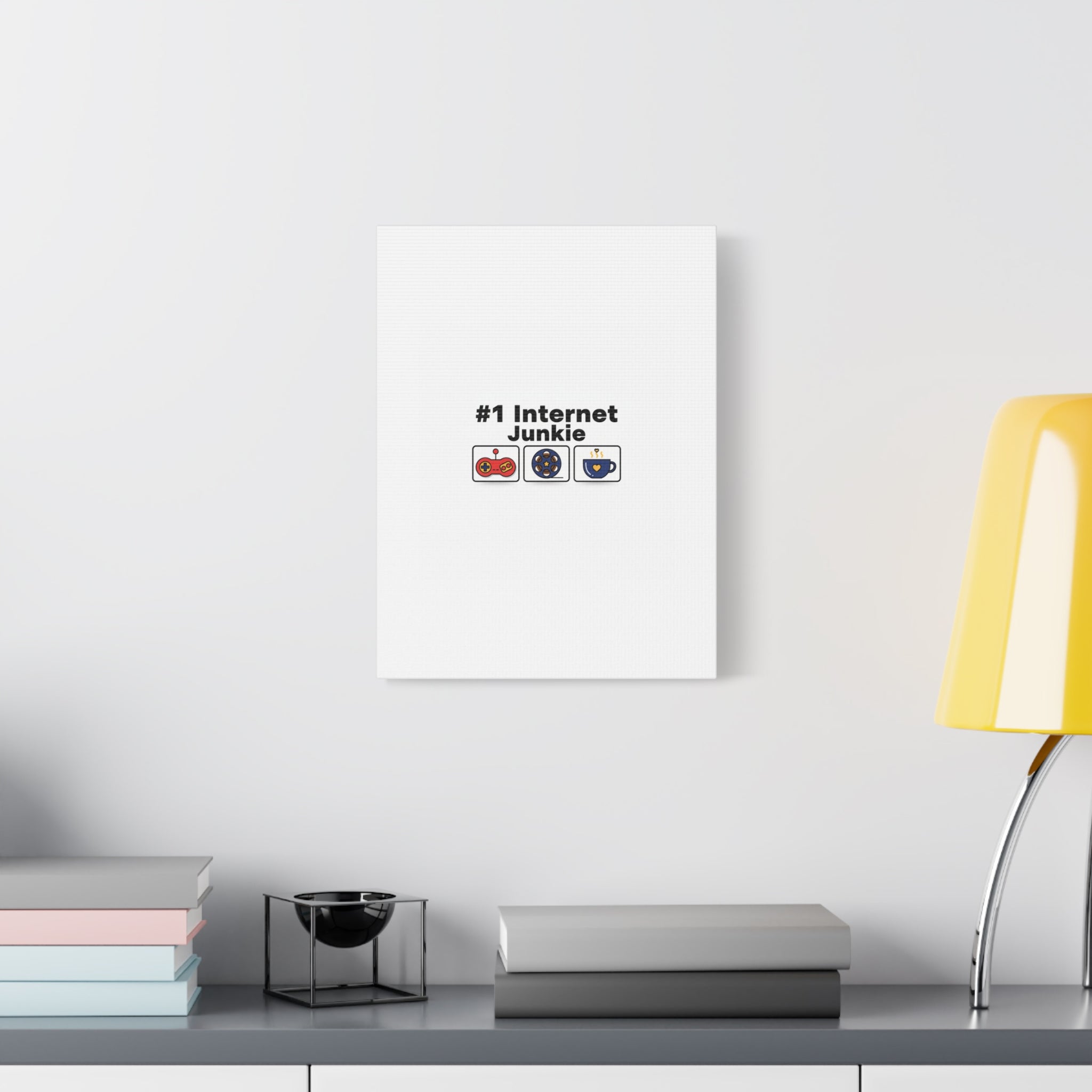 #1 Internet Junkie Matte Canvas | Top-List Ranking Poster