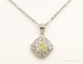 Designer Ryze Cubic Zirconia Sterling Silver Necklace