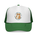 Funny Dog Meme Trucker Cap — "Fat Lazy" Multilingual Design (8 Languages)