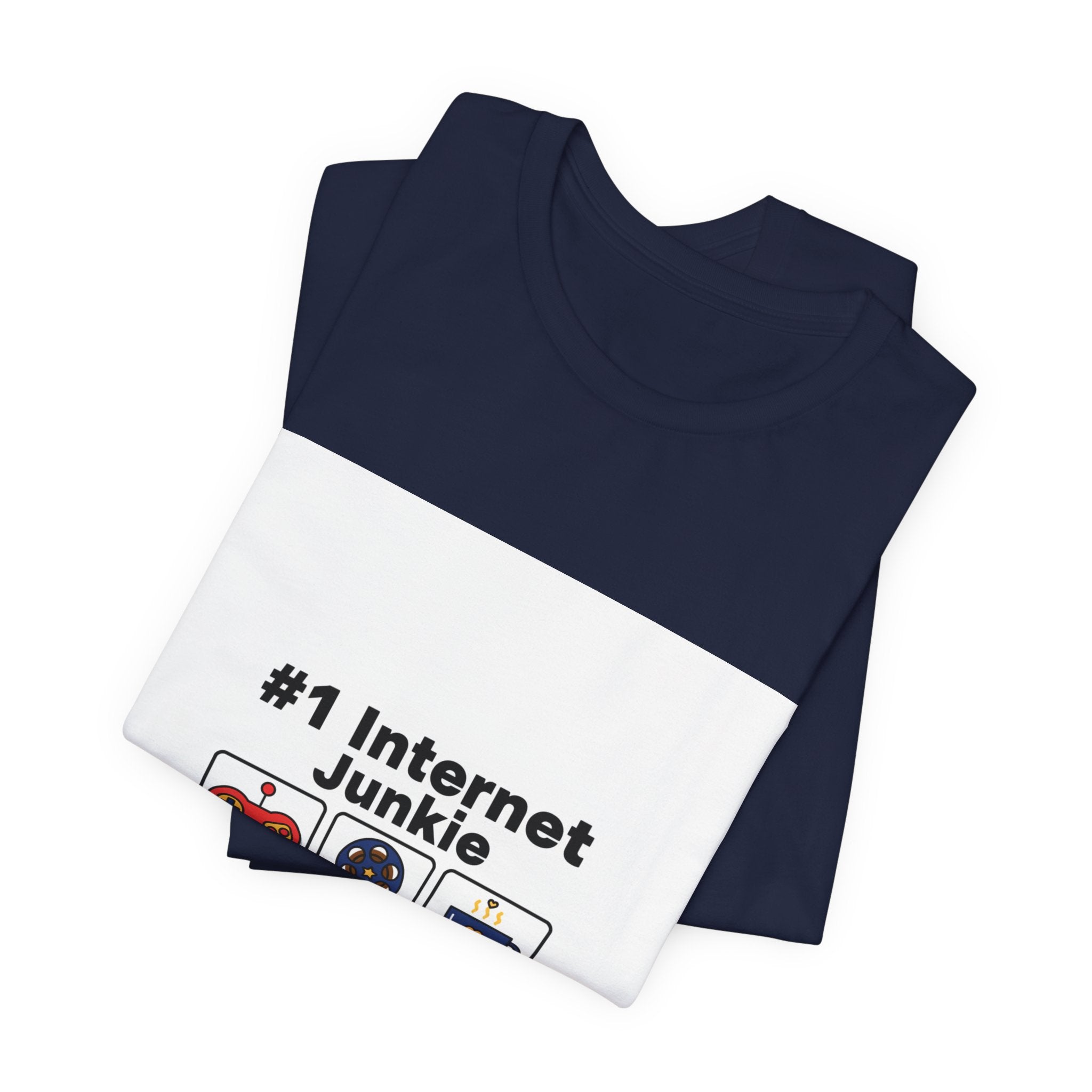 #1 Internet Junkie Tee | list lover shirt, top ten graphic merch