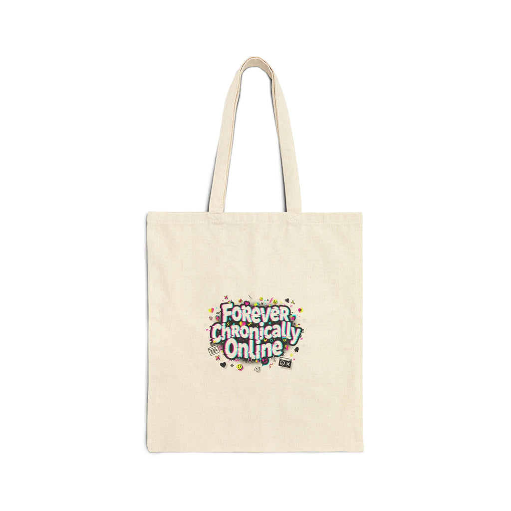 Forever Chronically Online Tote | internet slang, brainrot meme