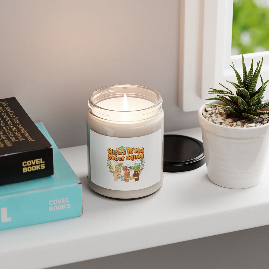 Cheers to Me Sober Squad Candle | Dry January Mocktail Scented Soy Candle