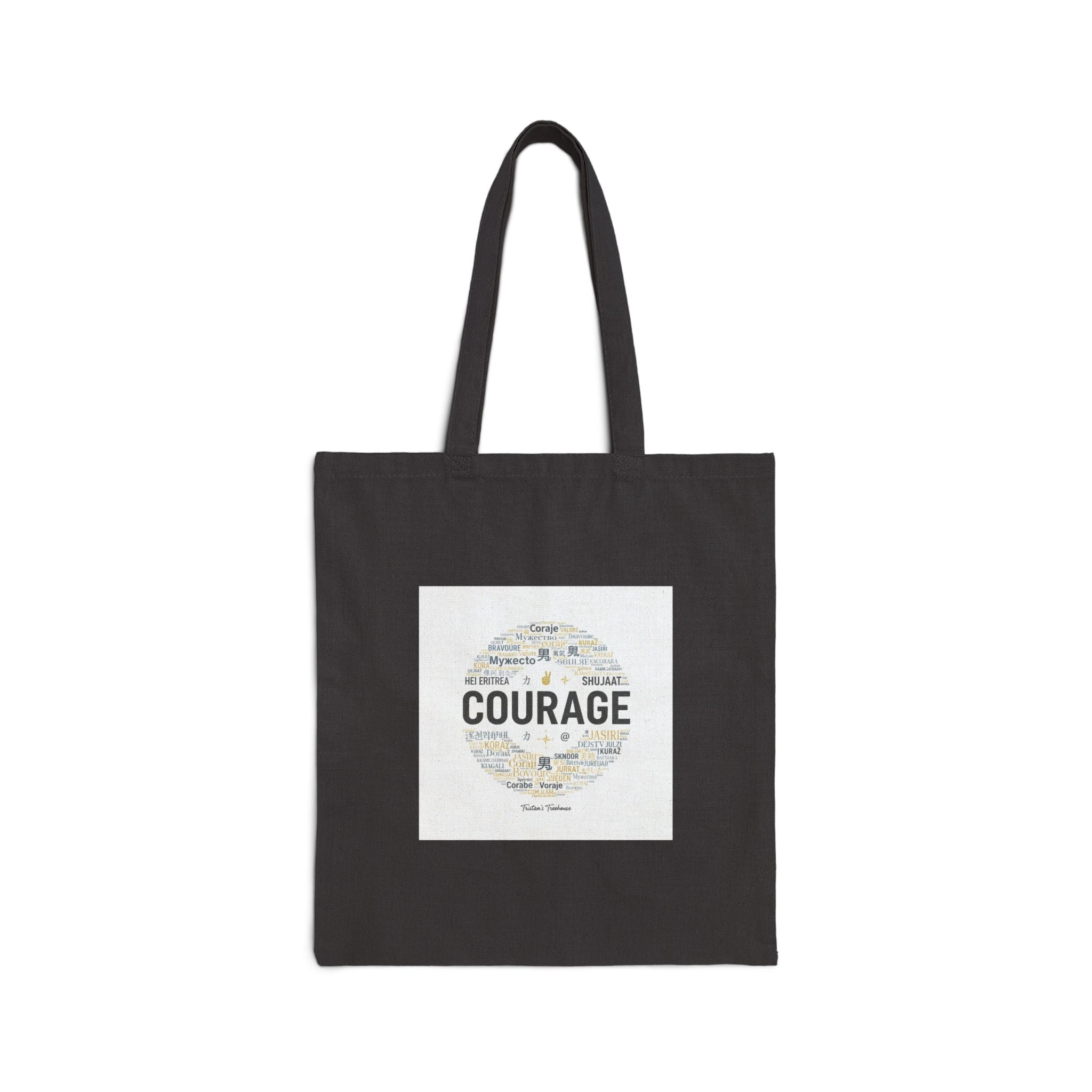 Courage Minimal Typography Tote | Fresh-Start minimal renewal