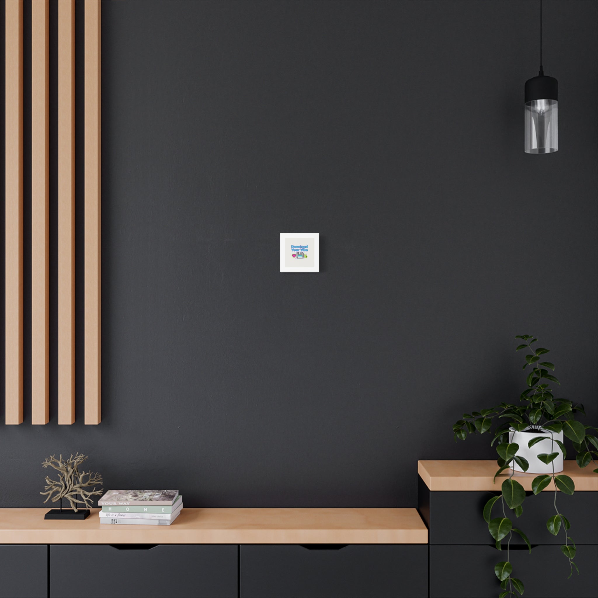 Download Your Vibe Canvas | Y2K Retro Tech, Pixel Floppy Disk Poster