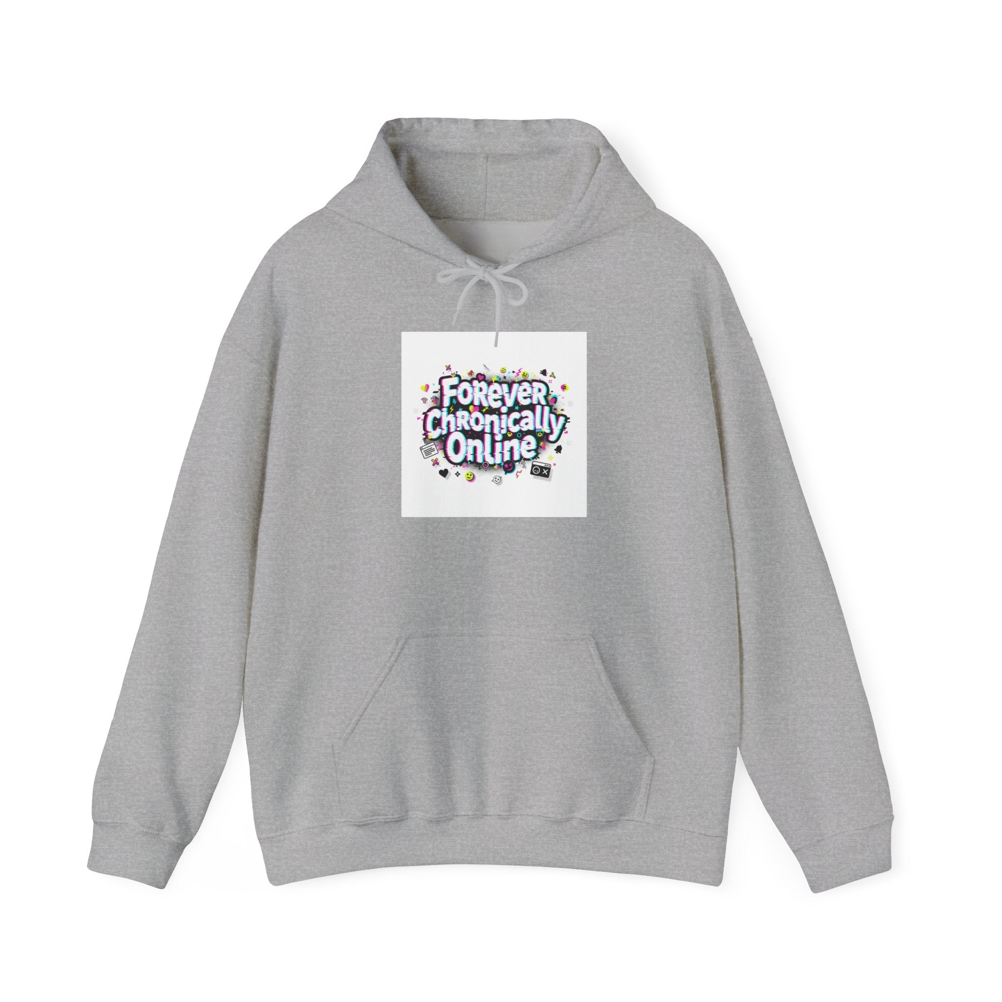 Forever Chronically Online Hoodie | meme shirt, internet slang