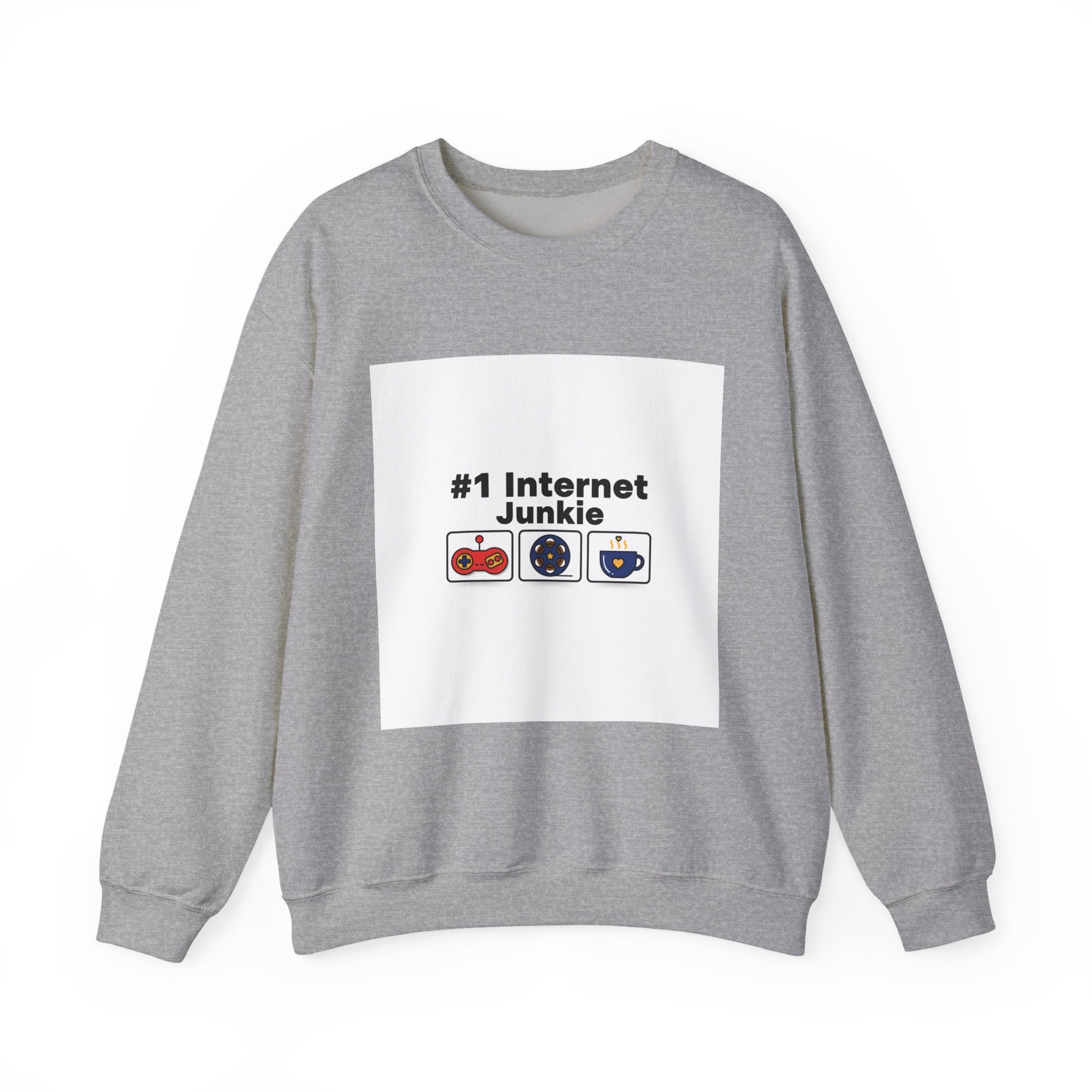 #1 Internet Junkie Sweatshirt | Top-List Ranking Graphic, List Lover Crew
