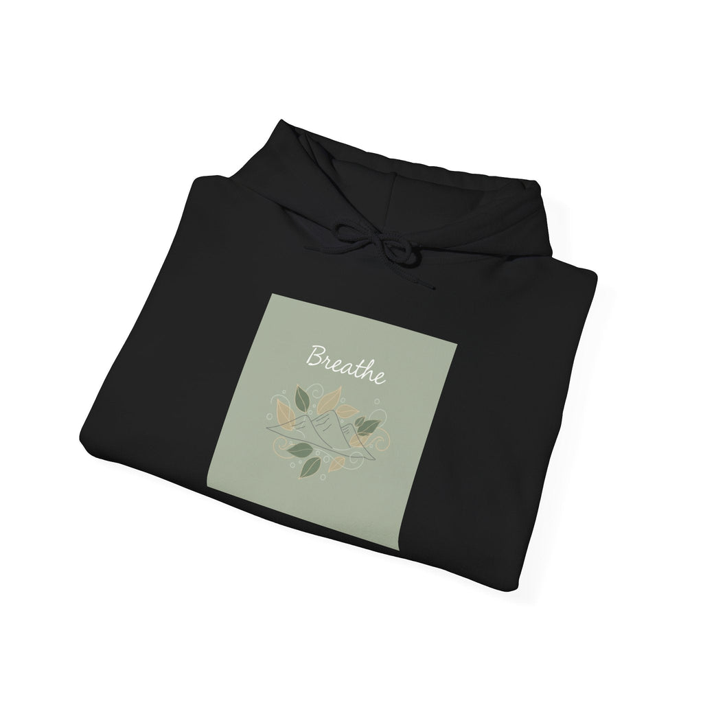 Breathe Leaf Motif Hoodie | nature vibes, forest minimal