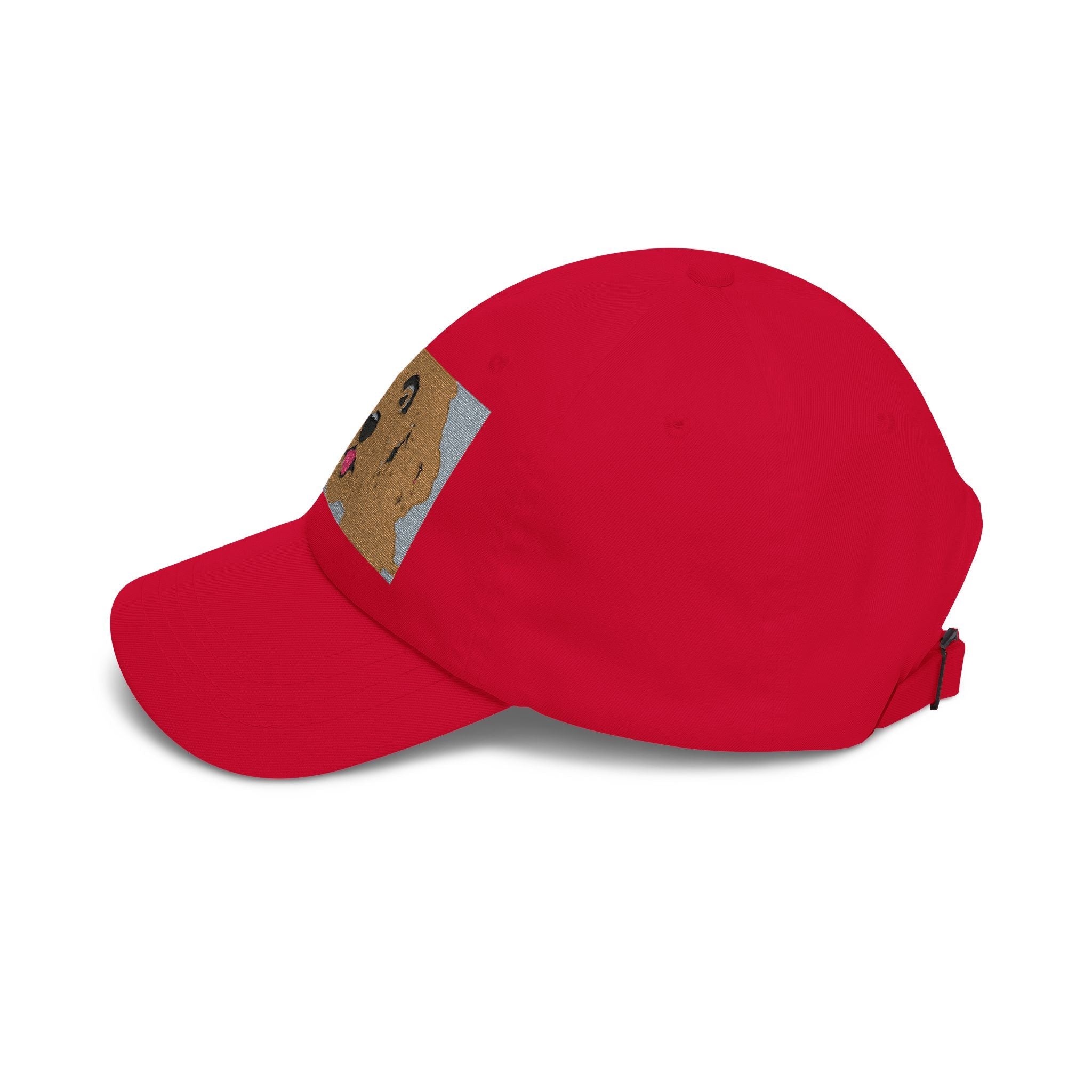 Dad Cap — Happy Golden Retriever Embroidered Patch Hat