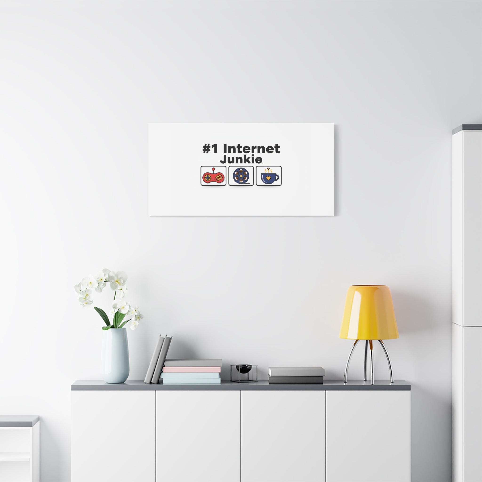 #1 Internet Junkie Matte Canvas | Top-List Ranking Poster