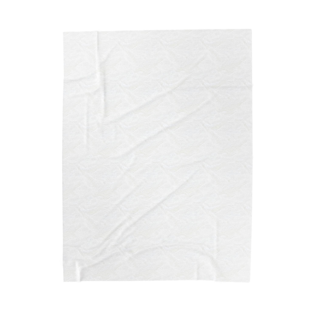 Courage word circle Velveteen Blanket | Fresh-Start minimal blank slate design