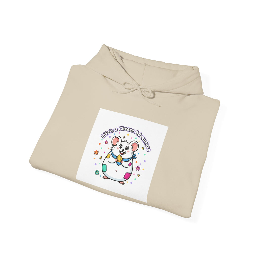 Cheeky Rodent Pride Hoodie | Rodent-Core rat art print, quirky animal design