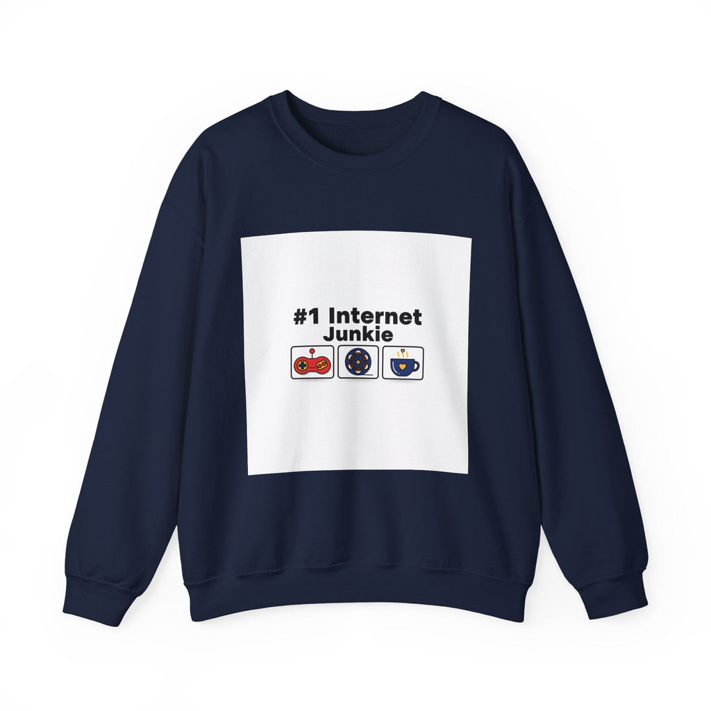 #1 Internet Junkie Sweatshirt | Top-List Ranking Graphic, List Lover Crew