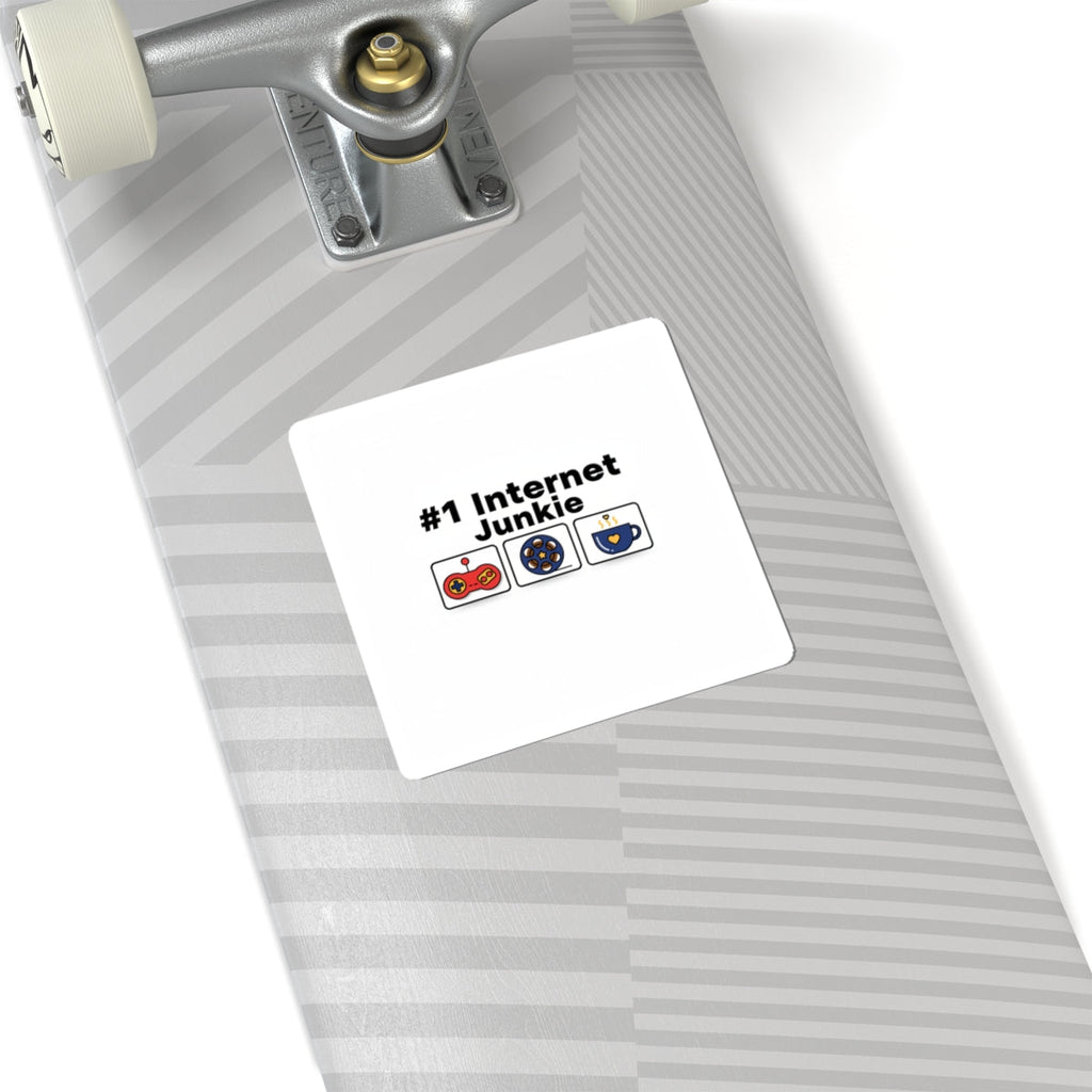 #1 Internet Junkie Kiss-Cut Stickers | Top-List Ranking, List Lover Decal