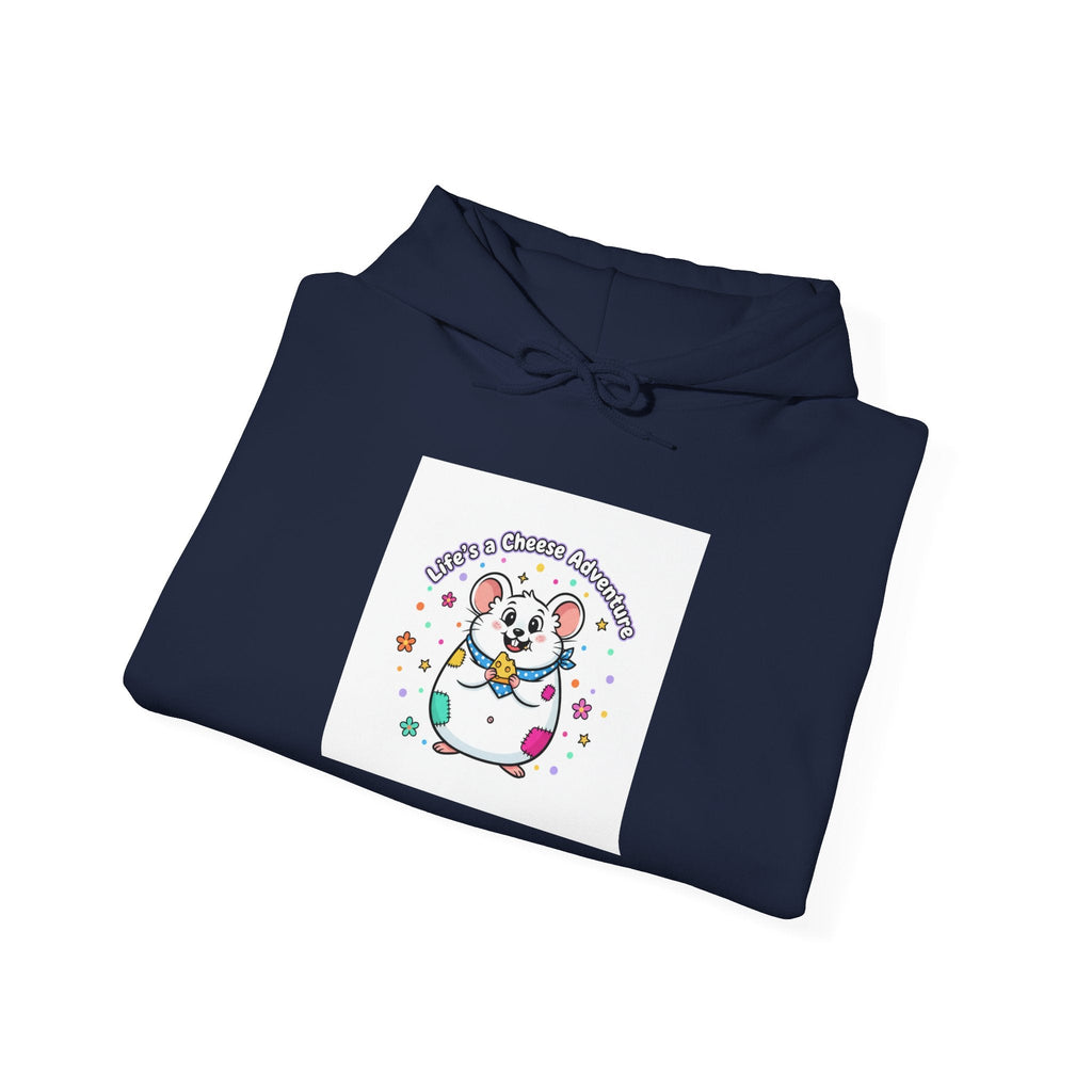 Cheeky Rodent Pride Hoodie | Rodent-Core rat art print, quirky animal design