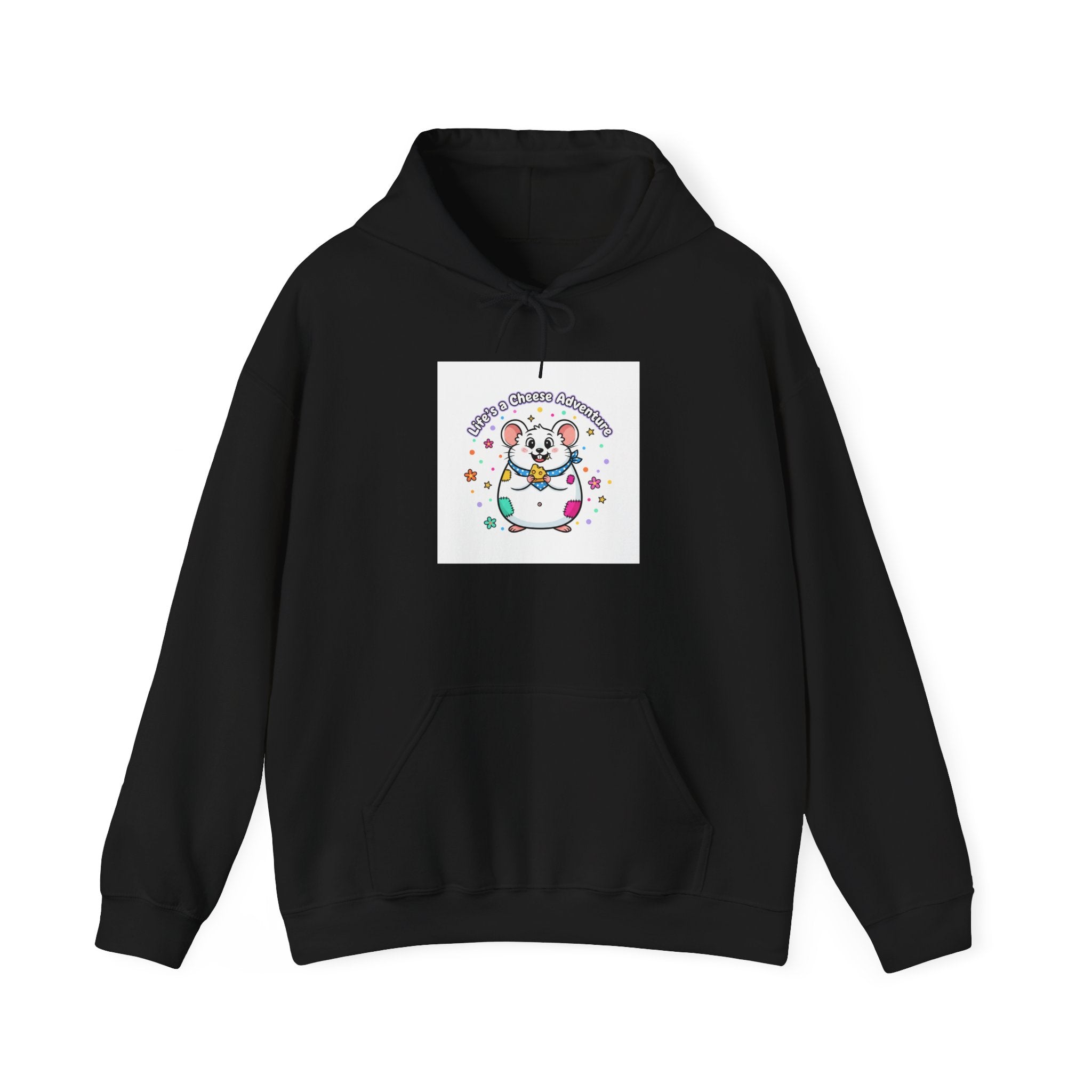 Cheeky Rodent Pride Hoodie | Rodent-Core rat art print, quirky animal design