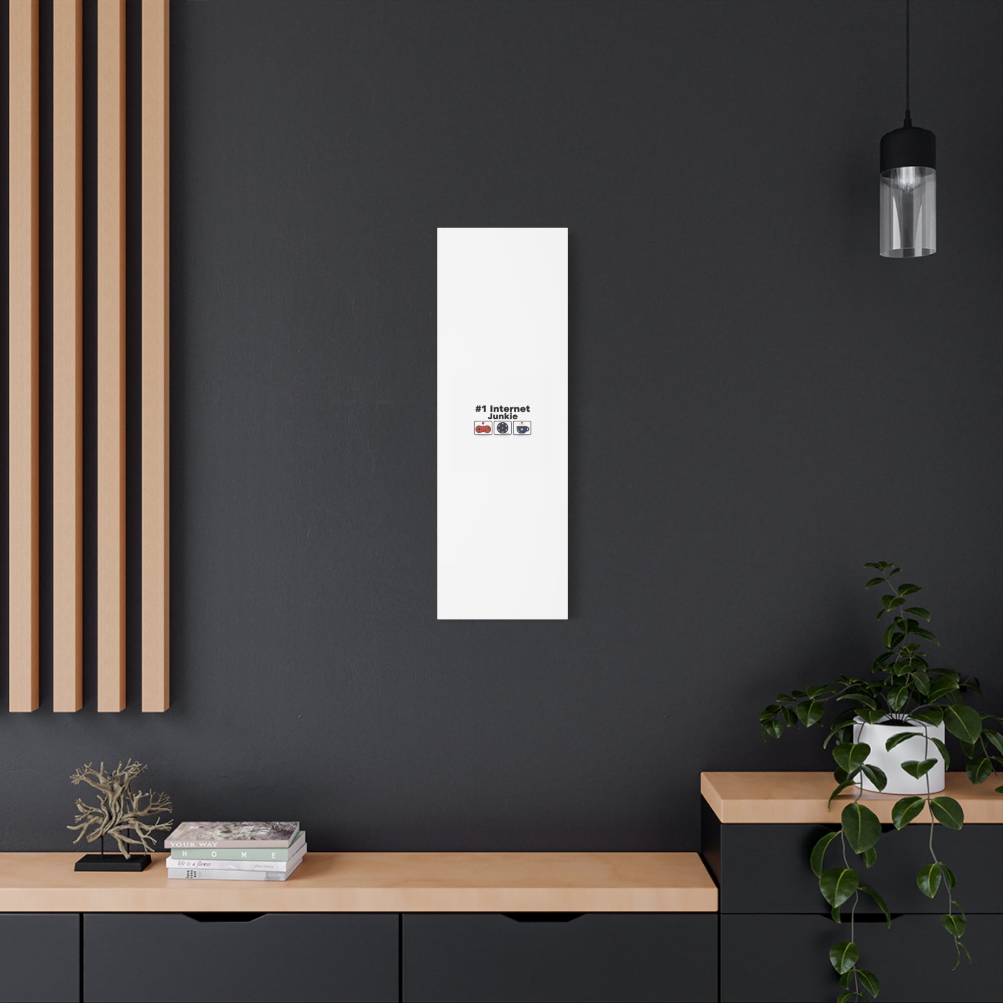 #1 Internet Junkie Matte Canvas | Top-List Ranking Poster