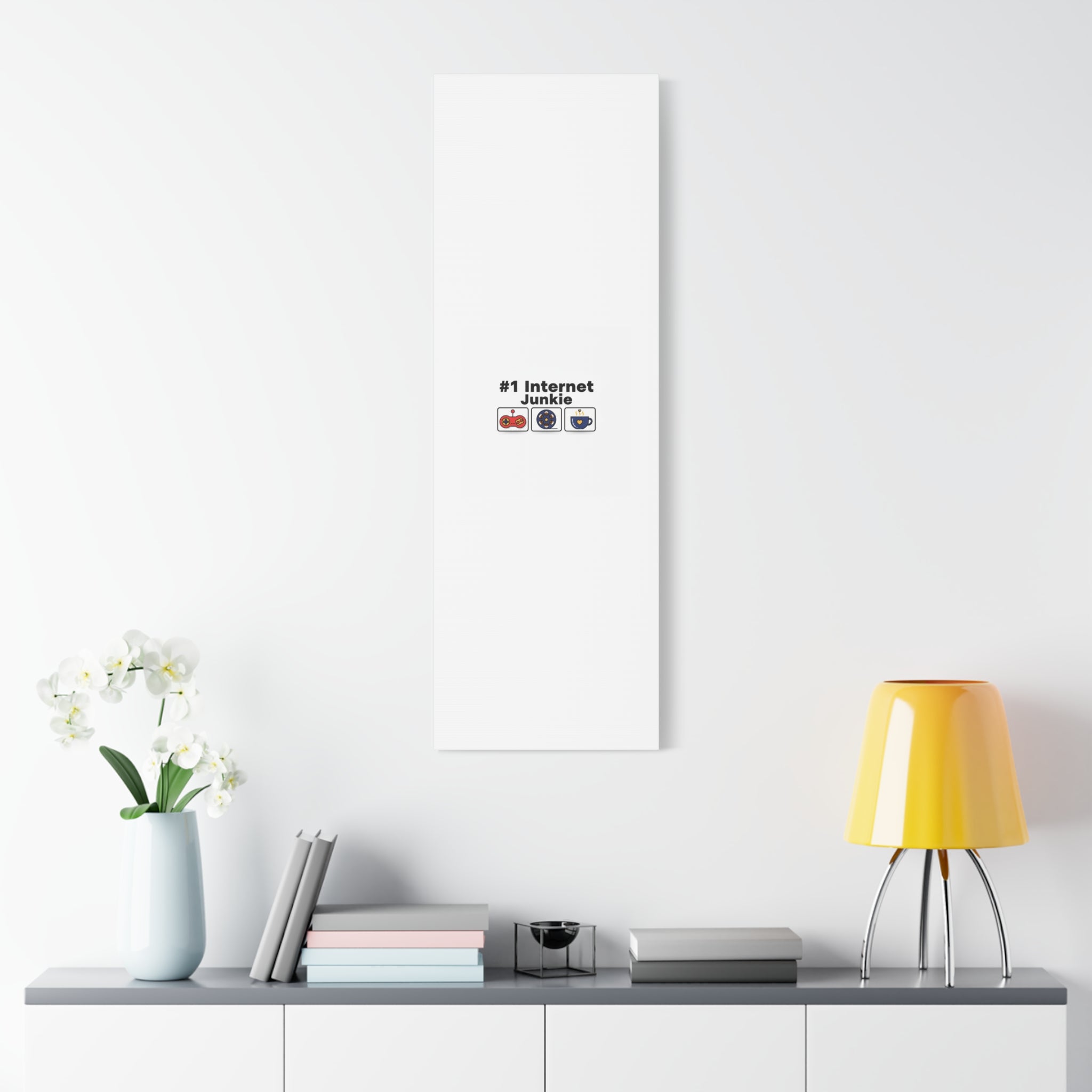 #1 Internet Junkie Matte Canvas | Top-List Ranking Poster