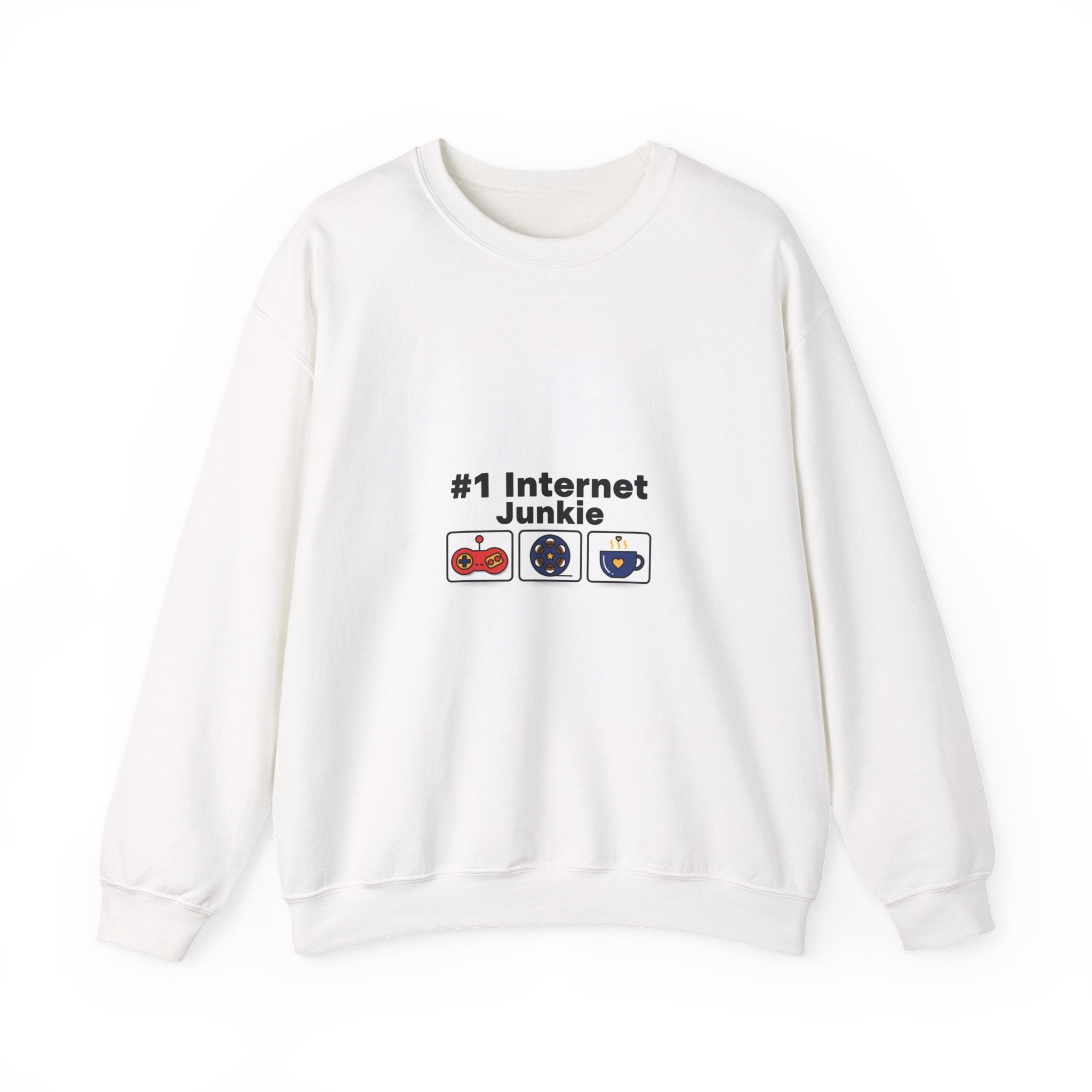 #1 Internet Junkie Sweatshirt | Top-List Ranking Graphic, List Lover Crew