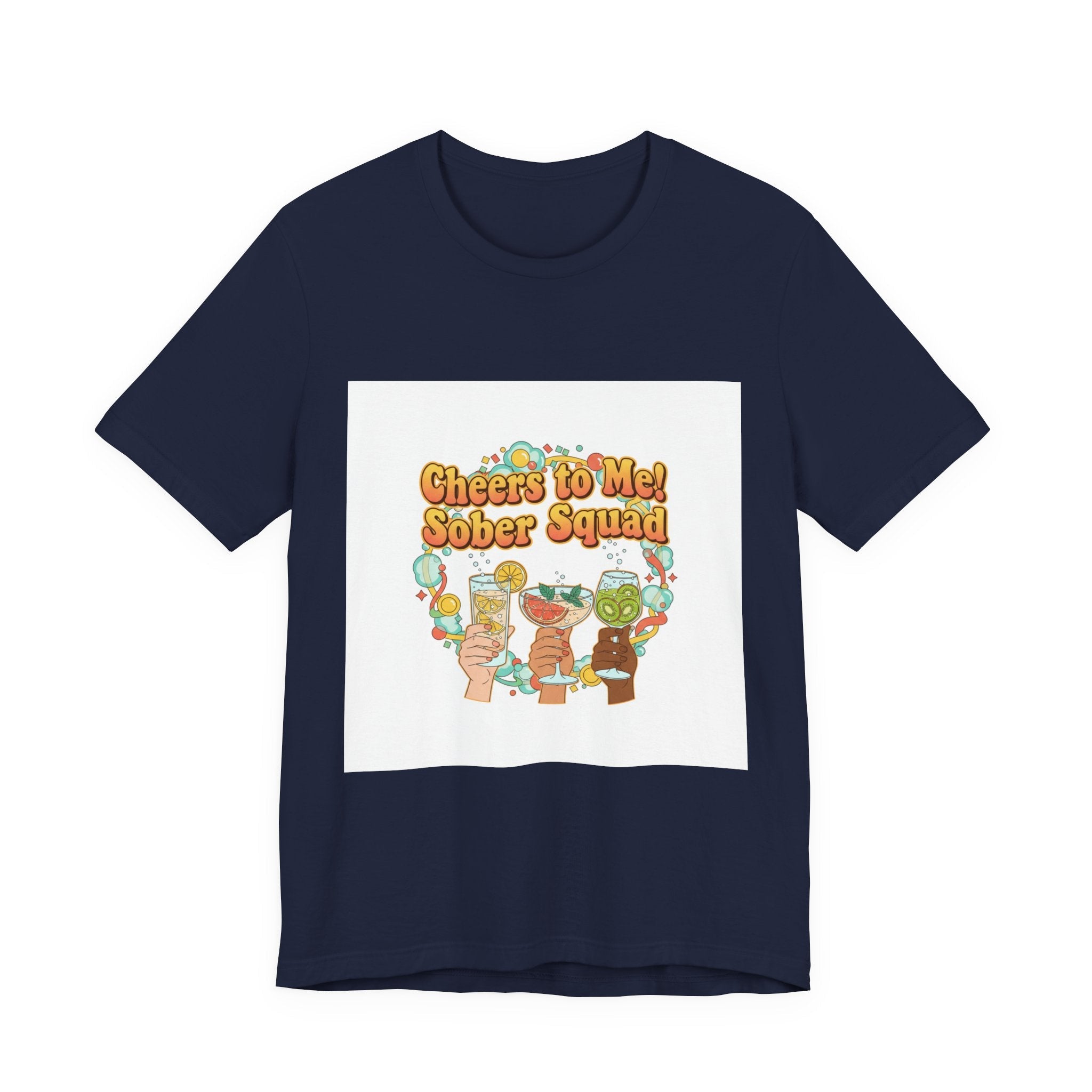 Cheers to Me Sober Squad Tee | Dry January Shirt, Sober Curious Mocktail