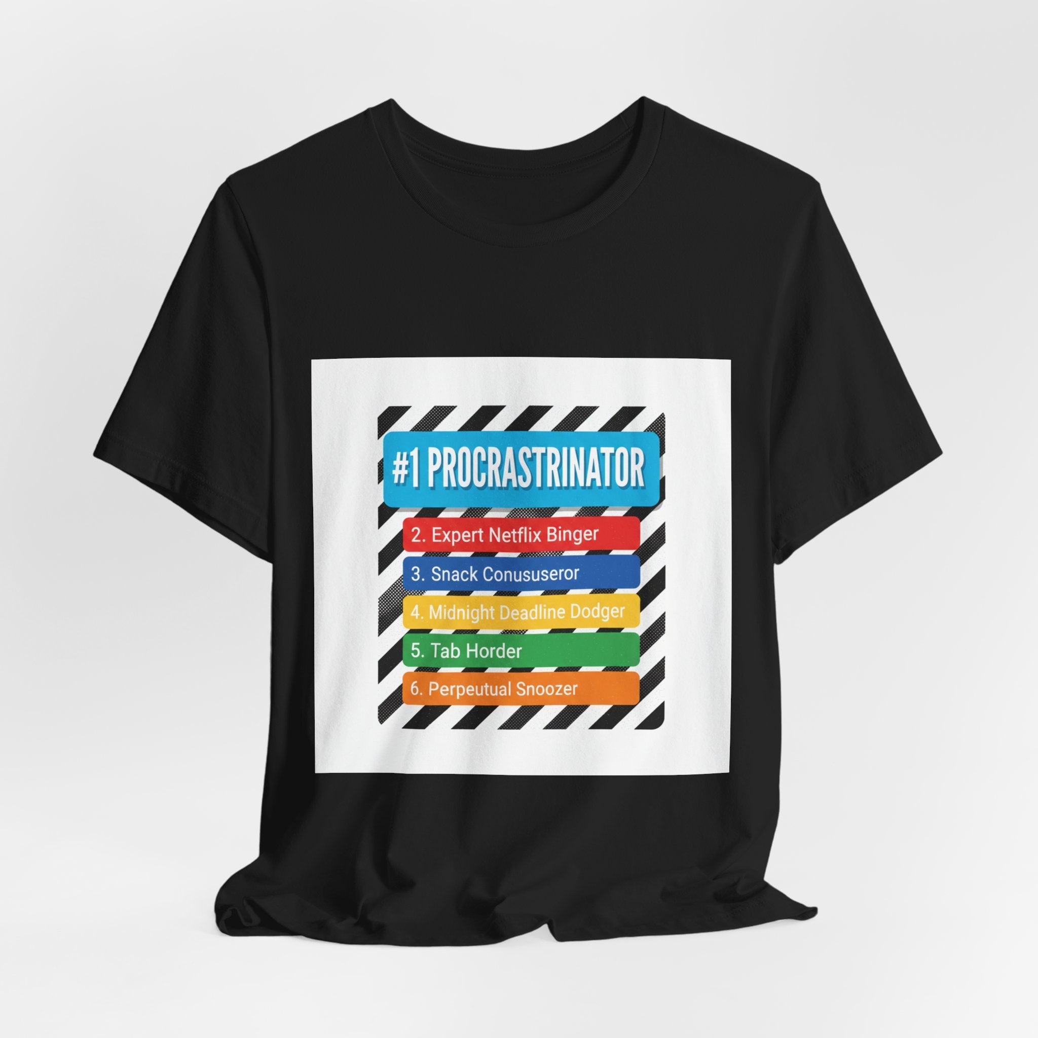 #1 Procrastinator Tee | Top-List Graphic, List Lover Shirt