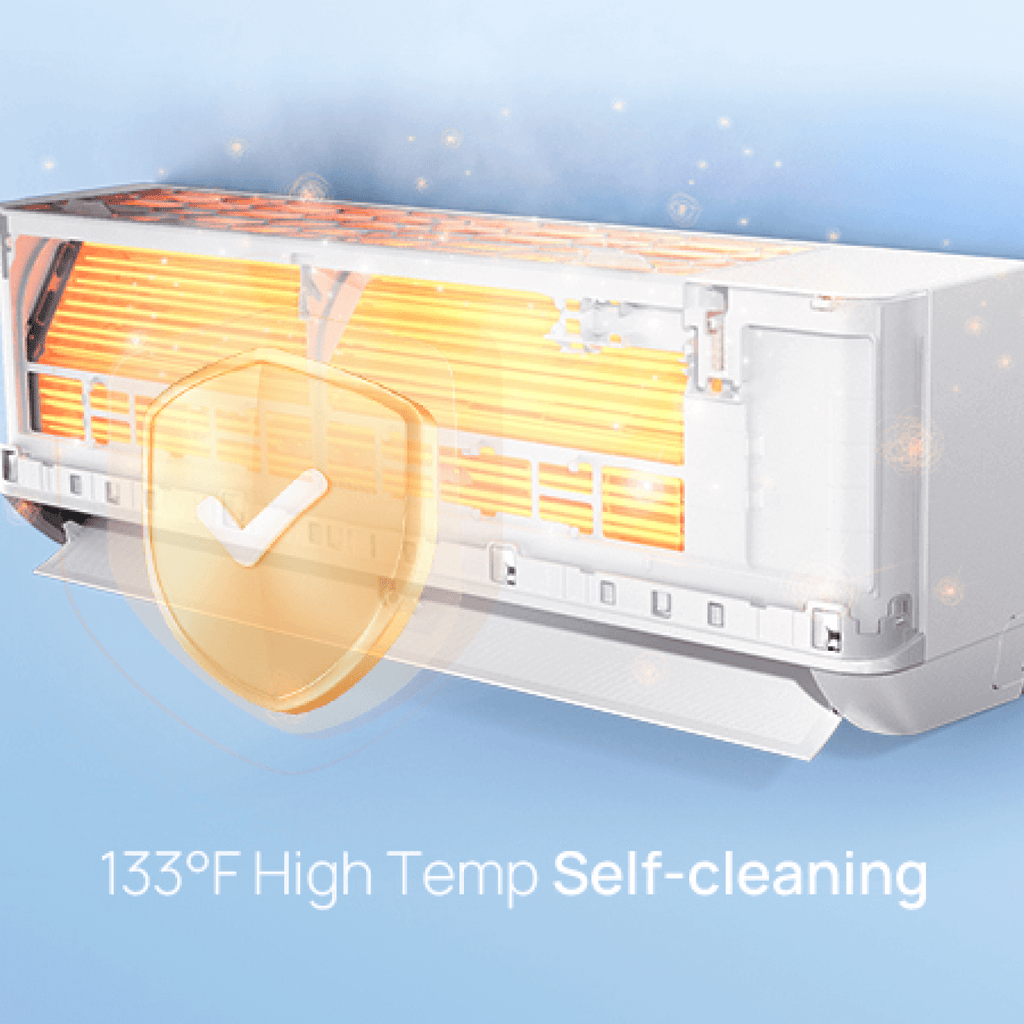 (Open Box) Greenland Single Zone WiFi Mini Split AC with Heat Pump (R454B)