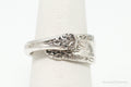 Antique International Sterling Silver "Prelude" Floral Spoon Ring Size 6.5
