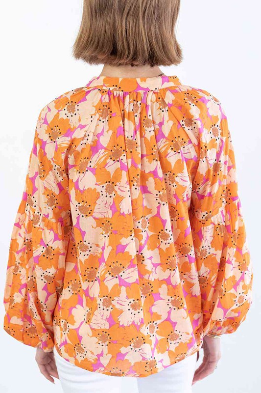ClaudiaG Apparel Ashley Balloon Sleeve Top