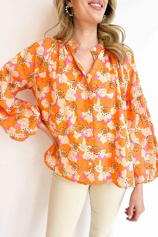 ClaudiaG Apparel Ashley Balloon Sleeve Top