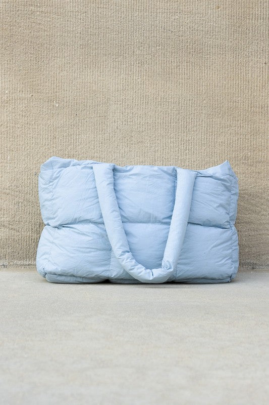 Daphne Puffer Tote – Soft Quilted Everyday Carryall