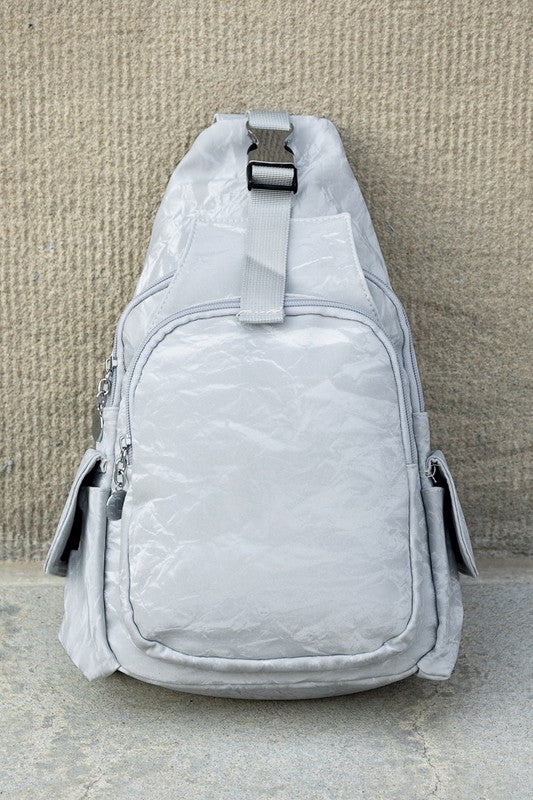 Bekah Convertible Sling Backpack – Vegan Leather Bag