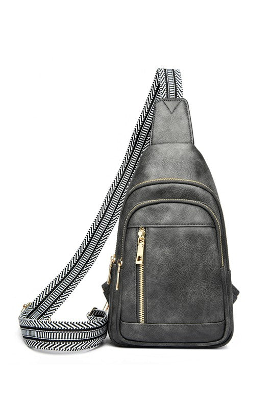Genevieve Sling Crossbody – Vegan Leather Everyday Bag
