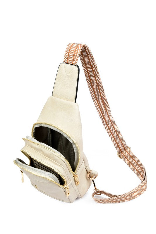 Genevieve Sling Crossbody – Vegan Leather Everyday Bag