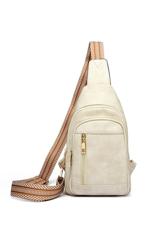Genevieve Sling Crossbody – Vegan Leather Everyday Bag