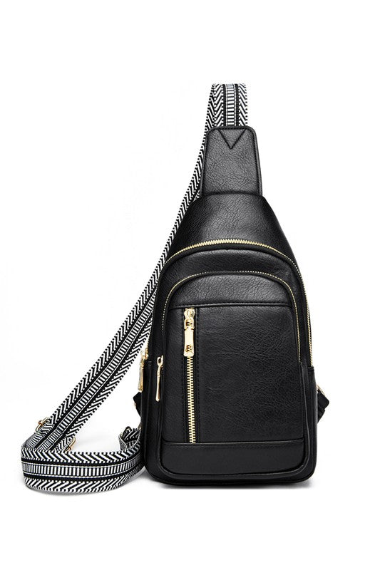 Genevieve Sling Crossbody – Vegan Leather Everyday Bag