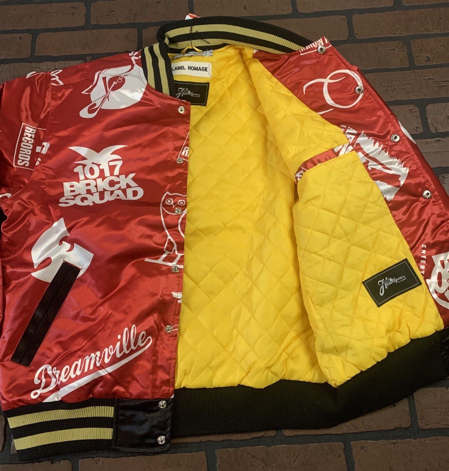 CASH MONEY and more Hip Hop RECORDS Headgear Classics Streetwear Jacket~Never Worn~ M L