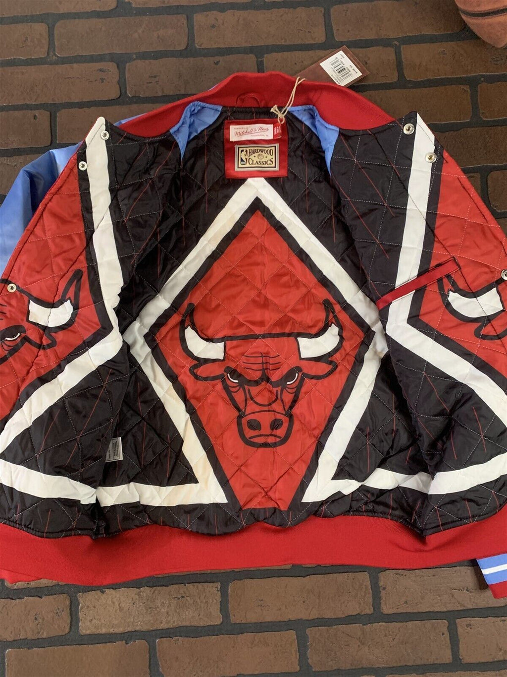 BULLS Finals Mitchell & Ness Special Script Heavyweight Jacket S L XL 2XL