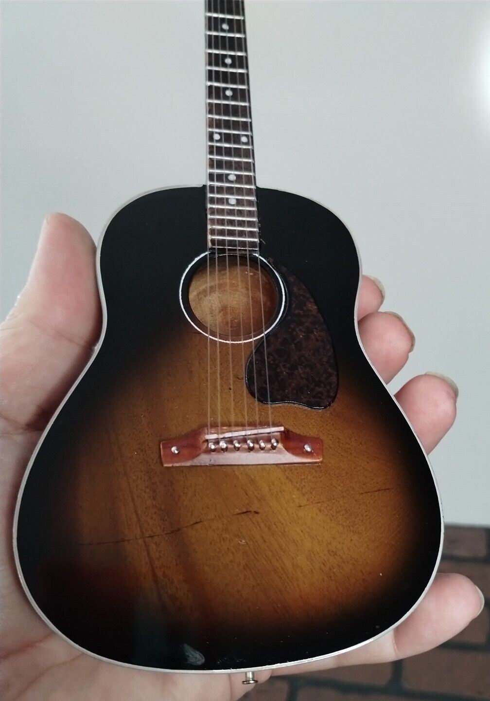 GIBSON J-145 Vintage Sunburst 1:4 Scale Replica Guitar ~Axe Heaven~